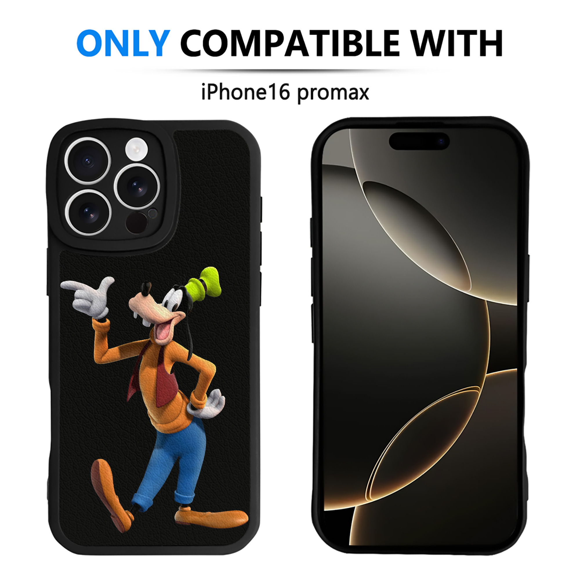 （画像用） ミッキーマウス Mickey Mouse 【iPhone 16シリーズ対応】シリコンスマホケース（レザー調） 材質：シリコン